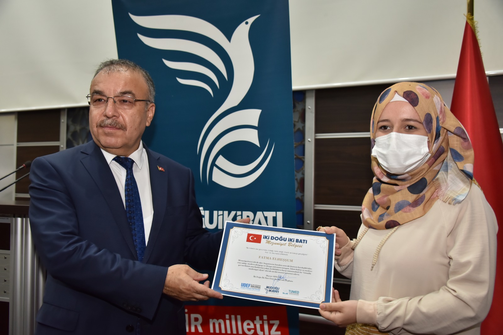 Konya’daki uluslararası öğrenciler mezuniyet heyecanı yaşadı