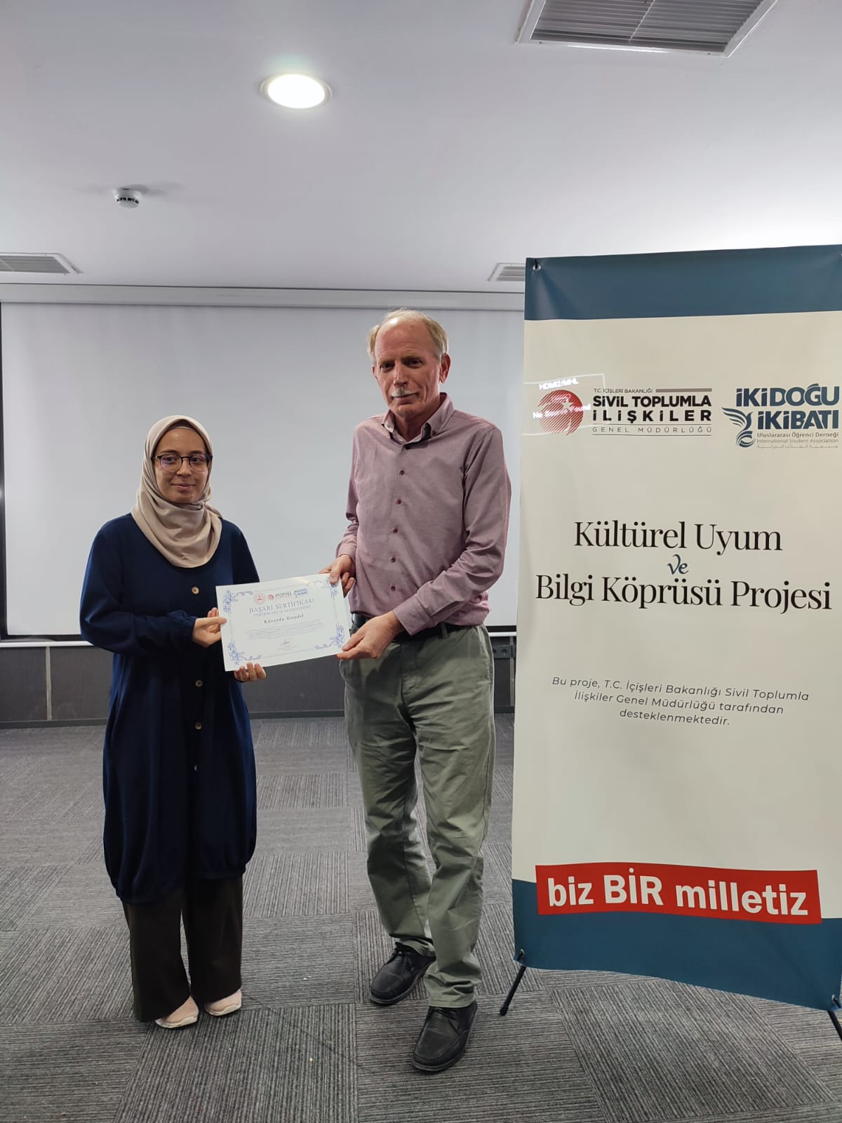 Kültürel Uyum Ve Bilgi Köprüsü Projesi'nin Kapanış Programını Gerçekleştirdik