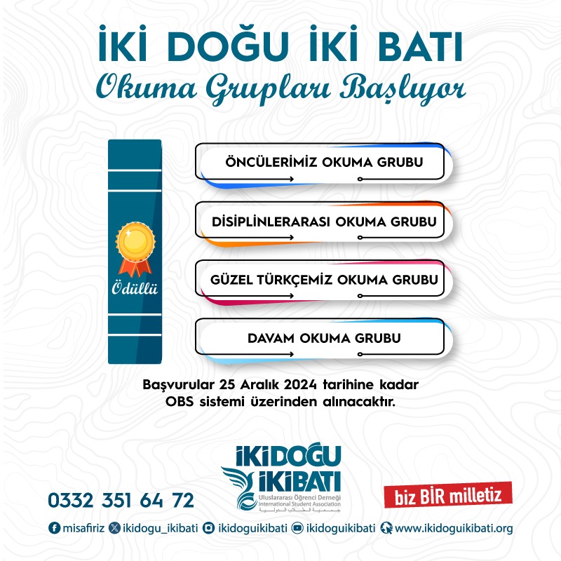 Okuma Grupları Başlıyor...